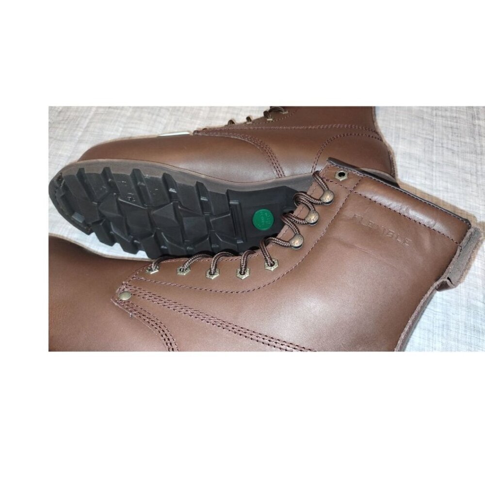 Samco Freezerwear Steel-Toe Work - 8" Moondance Oil F/G Boot Retail $150 - Picture 2 of 6